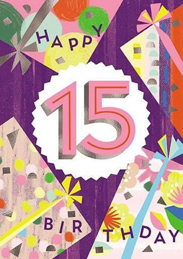 Picture of 15TH BIRTHDAY CARD
